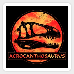 Acrocanthosaurus fossil skull Magnet